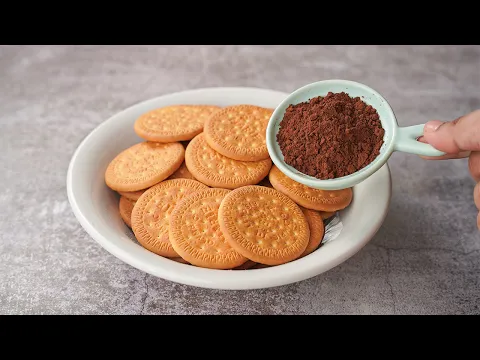 Download MP3 Mixed Cocoa Powder With Marie Biscuit , You'll Be Surprised By The Result !!