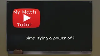 ALEKS Simplifying a power of i