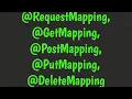 Spring Boot Tutorial In Hindi RequestMapping GetMapping PostMapping Definition