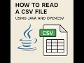 Java CSV - Series
