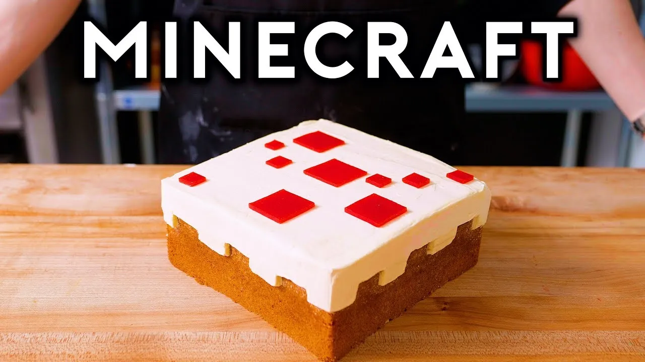 Minecraft Cake   Arcade with Alvin