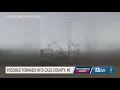 Possible tornado hits Cass County Michigan