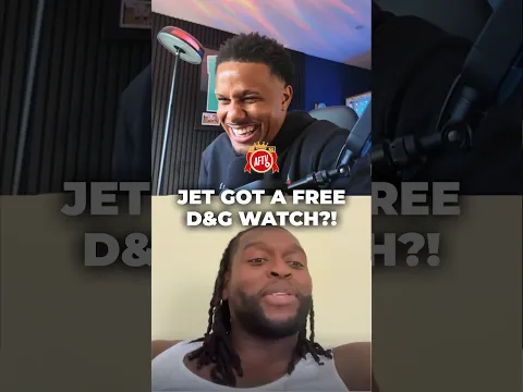JET got a FREE D&G watch just for sitting on the bench! 😂⌚