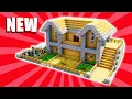 Minecraft House Tutorial Large Wooden Survival House How to Build