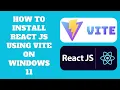 Vite React JS - The FASTEST Way to Install React 2025