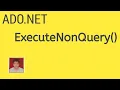 ExecuteNonQuery ExecuteReader ExecuteScalar In Ado Net Part 1 ExecuteNonQuery with Example