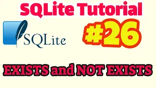 SQLite Tutorial EXISTS and NOT EXISTS in SQLite