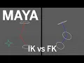 Maya what is IK vs FK Rig