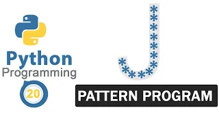 Python Pattern Programs Printing Stars in J Shape