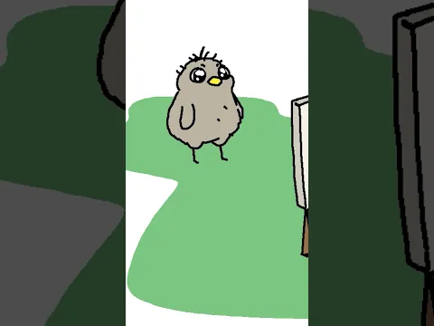 카탈리나가 아기새의 그림을 그려요 / Catalina is drawing a baby bird / 고양이 / meme / Dai dai dai kirai / SUP