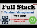 Full Stack Web App React Spring Boot Creating Backend App And Connecting to DB L03