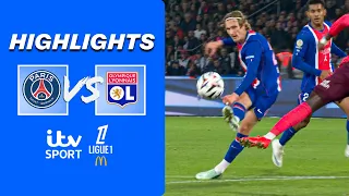 HIGHLIGHTS - PSG Dedicate Win to Kvaratskhelia | PSG v Lyon | Ligue 1 x ITV Sport
