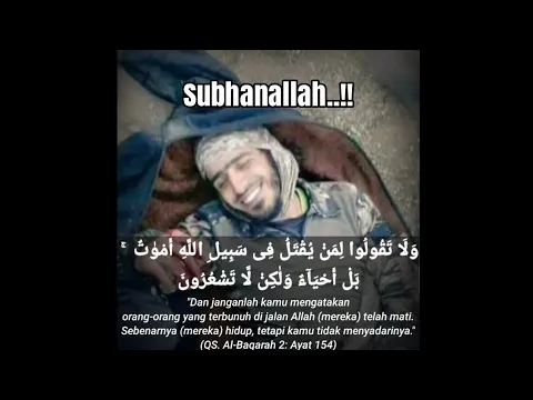 Download MP3 Senyum para syuhada | Subhanallah