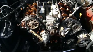 Suzuki Grand Vitara 2 5 Timing Chain Install Mark Alignment  Suzuki Grand Vitara 2 5 Timing Chain Install Mark Alignment