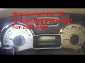 How to reset oil change light for a 2008 Ford Expedition