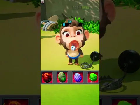 REVIEW GAME AD 🦍AGE OF APES🔥Defend Space Rocket! SURVIVE & EVOLVE! #games #gaming #funny