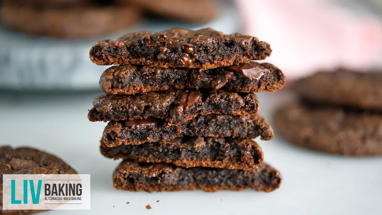 The Ultimate Flourless Chocolate Cookies   Liv Baking