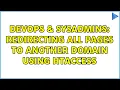 DevOps SysAdmins Redirecting all pages to another domain using htaccess