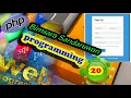web programming Question Answer 20 Signup