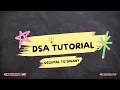 Decimal to Binary DSA Tutorial