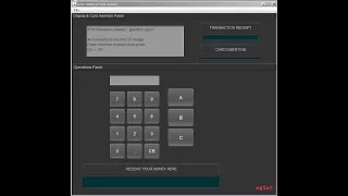 Prog Project ATM Simulator GUI Java Swing