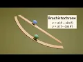 Brachistochrone Curve demonstration using Blender 5 and Python