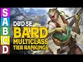 Bard Multiclass Tier Ranking in D D 5e