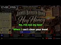 James Barker Band - Hey Honey KARAOKE WBV COUNTRY NEW RELEASES SEPTEMBER 2026