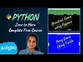 Learn Python in Tamil Python Complete Course in Tamil Game Development Logic First Tamil