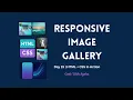 How to Build a Responsive Image Gallery with Hover Zoom HTML CSS Mini Project Day 15