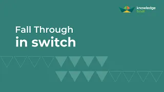 Fall Through in switch ICSE Computer Applications Java BlueJ