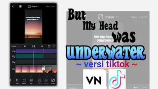 Download TUTORIAL EDIT VIDEO TIKTOK BUT MY HEAD WAS UNDERWATER || tutorial edit video di apk vn MP3