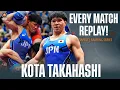 Every match from Japan's muscle man Kota TAKAHASHI (JPN) at the Hungarian Ranking Series