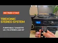 Trexonic 3-Speed Turntable with CD Player and Cassette - We tried it out