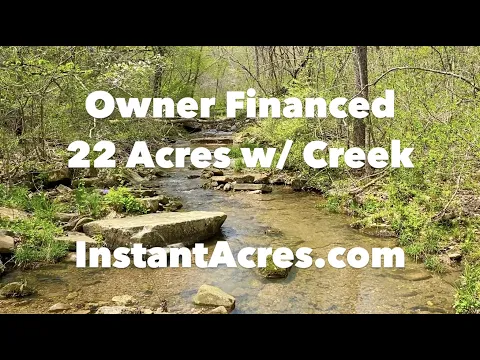 Owner Financed 22 Acres With Creek in the Ozarks! - $1,500 Down - InstantAcres.com - ID#JJ16H