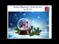 Subject Masking Magic Stuck in a Snow Globe Project with Green Screen by DoInk Lesson