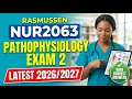 NUR2063 ESSENTIALS OF PATHOPHYSIOLOGY EXAM 2 LATEST RASMUSSEN WITH CORRECT ANSWERS