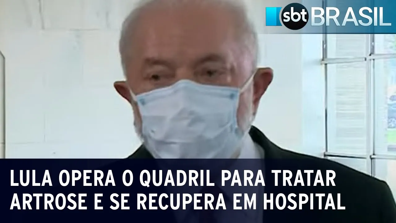Lula opera o quadril para tratar artrose e se recupera em hospital | SBT Brasil (29/09/23)