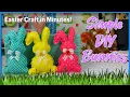 Simple DIY Fabric Bunnies Easter Craft in Minutes
