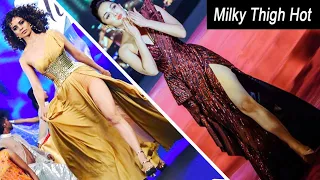 bollywood actresses hot legs and thighs showing at fashion show compiled video part 1