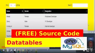 Use Datatable Jquery Plugin -
