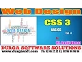 Webdesign tutorial onlinetraining CSS3 Basics Part-8 by Ranjitkumar