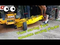 How to install Cub Cadet mower deck zero turn