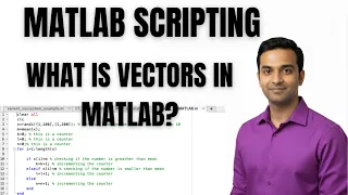 MATLAB TUTORIAL WHAT IS VECTORS IN MATLAB