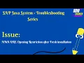 SAP Java System URL Opening issue for New Installation SAPBASIS SAP SAP Netweaver ODIAENGINEER