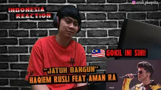 Download Haqiem Rusli feat Aman RA - Jatuh Bangun  #AJL33  //Indonesia Reaction !! MP3