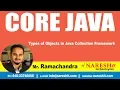 Core Java Tutorial Types of Objects in Java Collection Framework Mr Ramchander