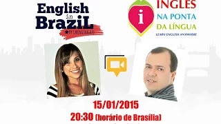 Hangout com Carina Fragozo e Denilso de Lima | Como Aprender inglês