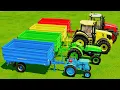 Download Lagu Tranports With COLORS! Hard Muddy Parkour Challange with Mini and BIG - Who Will WIN? FS22
