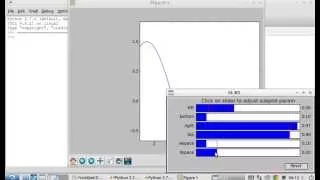 Python plot sin cos and tan using pylab and numpy